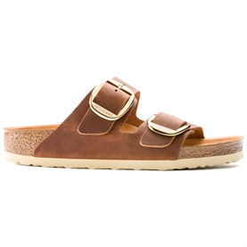 Birkenstock Arizona Big Buckle Sandaler, Cognac